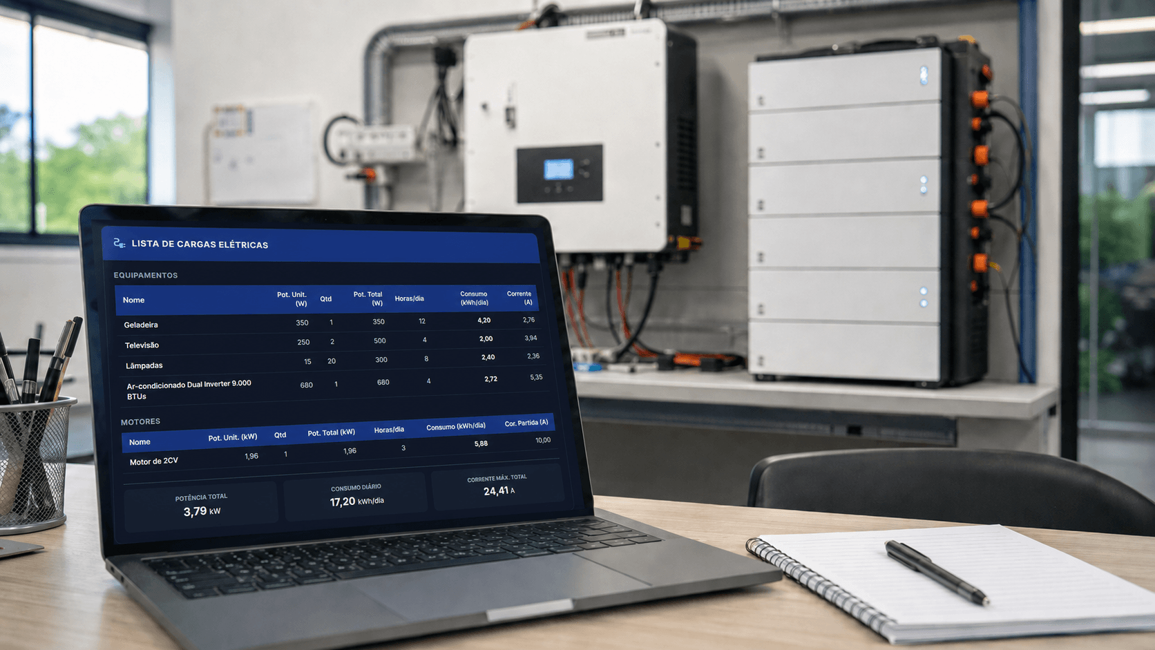 O que é o Soffcal: software para sistemas com baterias